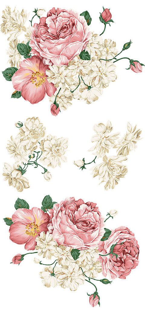 國色天香躍然屏上 精美手繪風格牡丹PSD分層素材解析與應用